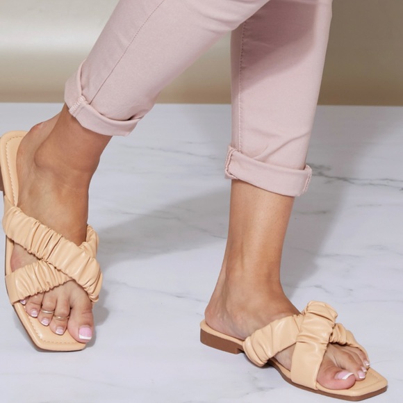 Ruched Slides - Picture 2 of 2